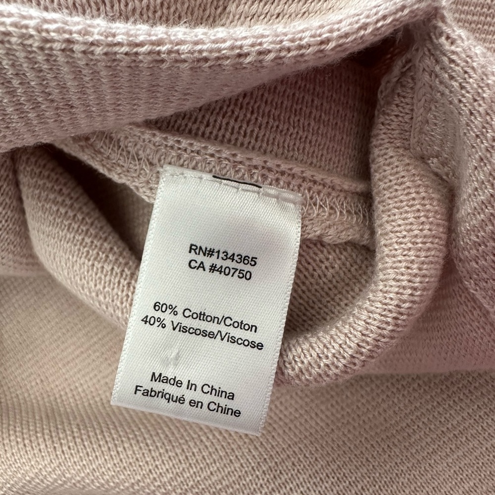 MARLA WYNNE  OVERSIZED  LIGHT PINK KIMONO/SWEATER SIZE S - Picture 5 of 6